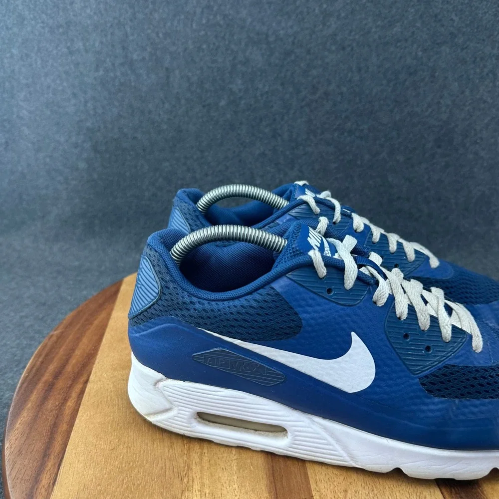 Nike Air Max 90 Ultra Essential Mens 9 Coastal Blue Running Sneakers 819474-402